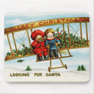 Tapis De Souris Recherche de l'illustration de cru de Père Noël
