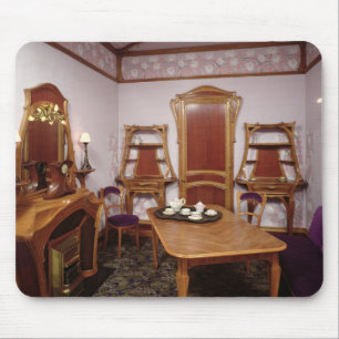 Tapis De Souris Reconstruction d'un salon du café De Paris