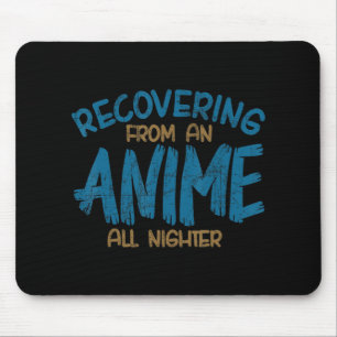 Tapis De Souris Récupération D'Un Anime Toute La Nuit Anime Manga 