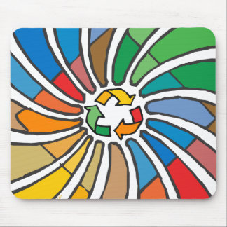 Tapis De Souris Recycler l'art des signes