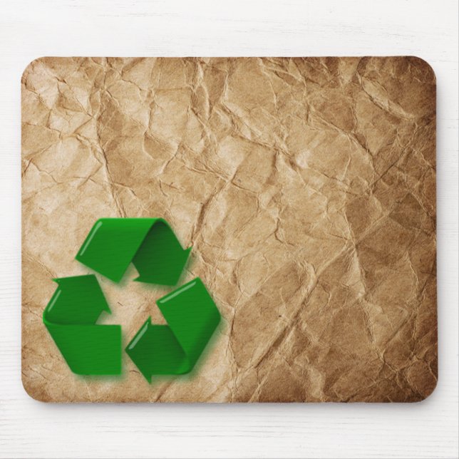 Tapis De Souris Recycler - Papier grumplé (Devant)