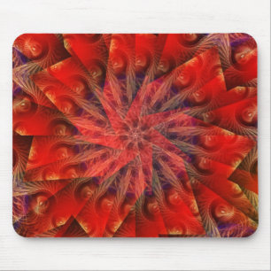 Tapis De Souris RedFractal Swirl Mousepad