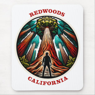 Tapis De Souris Redwoods Californie