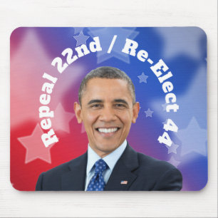 Tapis De Souris Réélire le président Obama