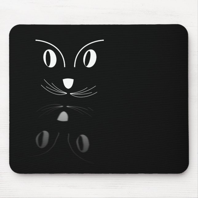 Tapis De Souris reflet de chat Mousepad (Vorne)