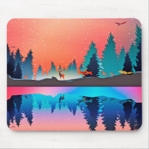 Tapis De Souris Réflexions de la nature