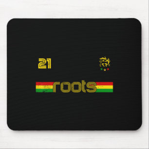 Tapis De Souris Reggae Rastafari Éthiopie Jamaïque Footbyll Footba