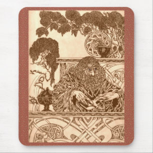 Tapis De Souris Région boisée de magicien