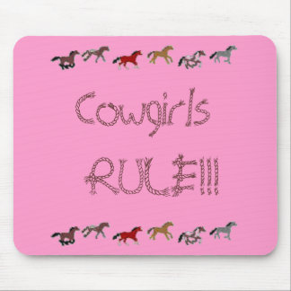 Tapis De Souris RÈGLE de cow-girls ! ! !