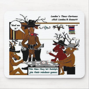 Tapis De Souris Reindeer Games Funny Christmas Gifts & Tees
