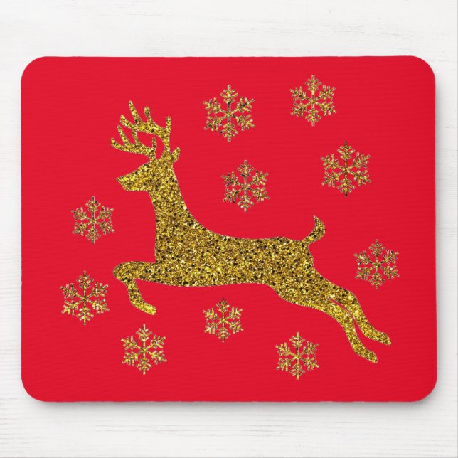 Tapis De Souris Reinder de Noël (Devant)