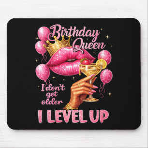 Tapis De Souris Reine d'anniversaire des femmes Ne vieillit pas Ni