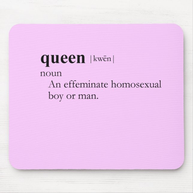 Tapis De Souris REINE (définition) (Devant)