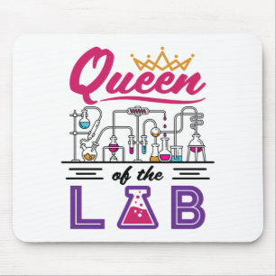 Tapis De Souris Reine du Laboratoire Technicien scientifique