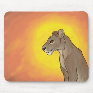 Tapis De Souris Reine Lioness
