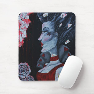 Tapis De Souris Reine Rouge de Cœur Alice Merveilleux Fantastique