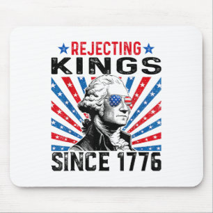 Tapis De Souris Rejeter les rois depuis 1776 Distressed Drapeau am