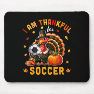 Tapis De Souris Remerciements Pour Le Football Thanksgiving Turkey