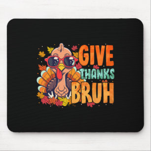 Tapis De Souris Remerciez Frérot Thanksgiving Merci Dinosaure Auto