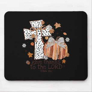 Tapis De Souris Remerciez Le Seigneur Croix Chrétienne Merci