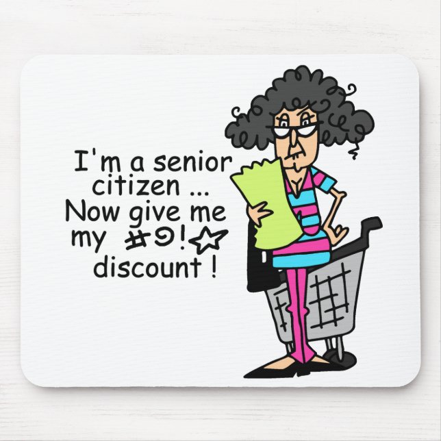 Tapis De Souris Remise aux seniors (Devant)
