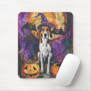 Tapis De Souris Renard américain anglais Halloween Citrouille