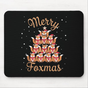 Tapis De Souris Renard Xmas Arbre Renards Arbre de Noël Débardeur