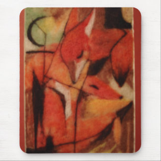 Tapis De Souris Renards rouges