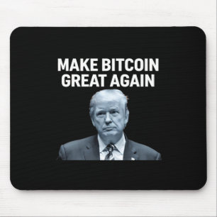 Tapis De Souris Rendez Bitcoin Great Again Drôle Trump Bitcoin Cry