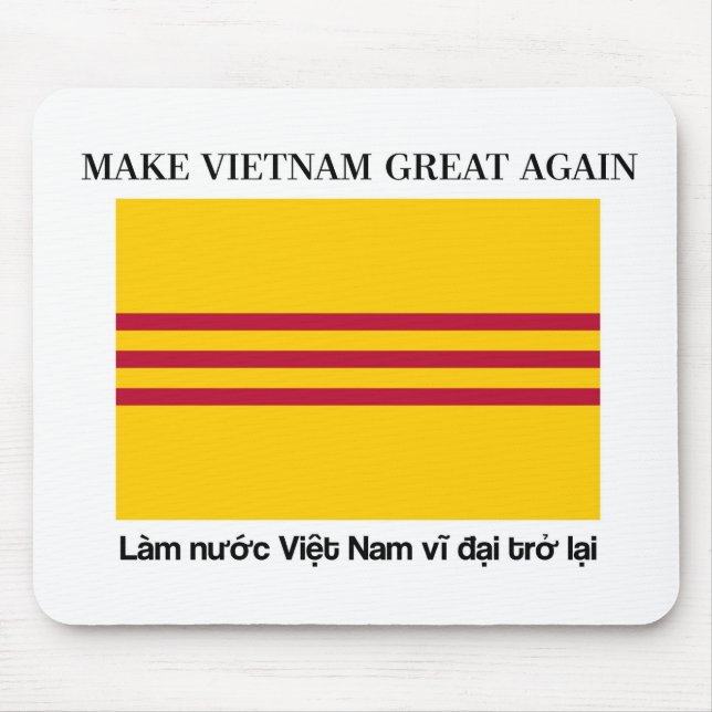 Tapis De Souris Rendez le Vietnam grand encore (Devant)
