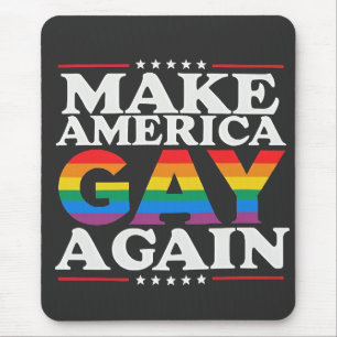Tapis De Souris Rendre à l'Amérique gay le mois de la fierté LGBT