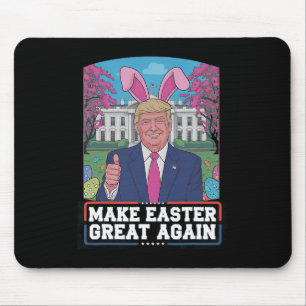 Tapis De Souris Rendre la Pâques grande encore amusante Trump Bunn