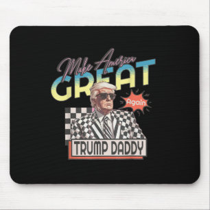Tapis De Souris Rendre l'Amérique grande, papa Preppy Edgy Trump 2