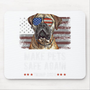 Tapis De Souris Rendre les animaux en sécurité Bullmastiff Dog Tru