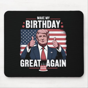 Tapis De Souris Rendre ma grandeur d'anniversaire à nouveau drôle 