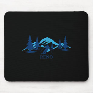 Tapis De Souris Reno nevada station de ski skieur