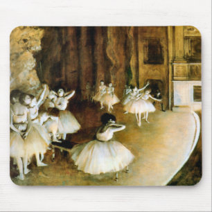 Tapis De Souris Répétition d'un ballet sur l'étape - dégazez