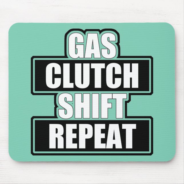 Tapis De Souris Répétition Mousepad de décalage de Clutch de gaz (Devant)