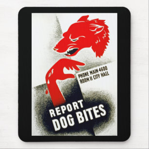 Tapis De Souris Report Dog Bites