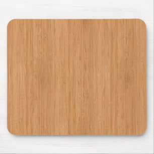 Tapis De Souris Représentation naturelle du grain de bois de bamb