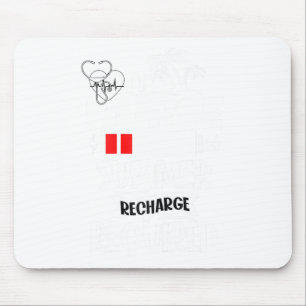 Tapis De Souris Reprise estivale obligatoire Funny School Nurse Ét