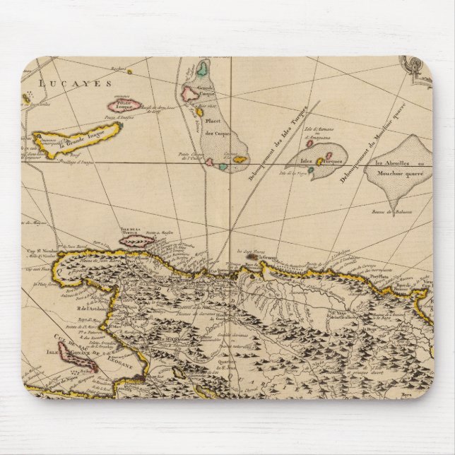 Tapis De Souris République dominicaine, Haïti, Antilles (Devant)