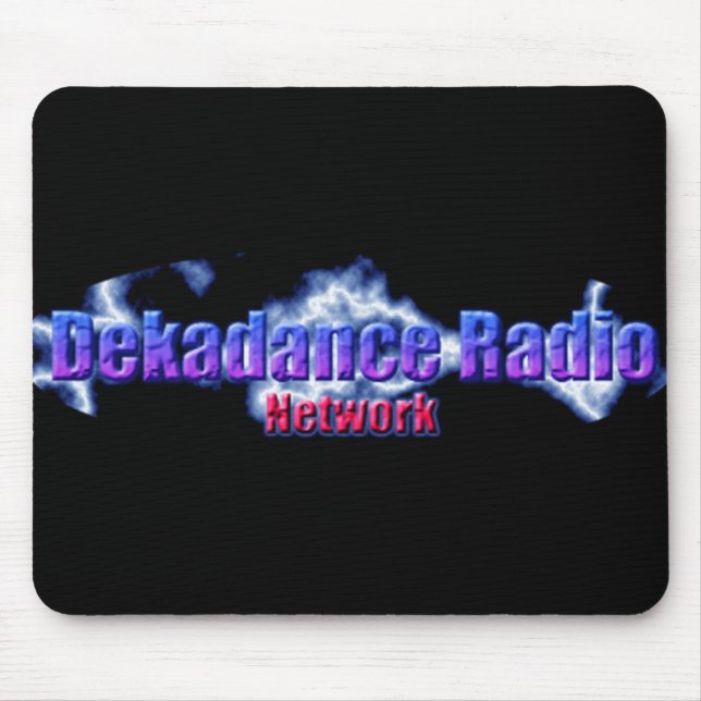 Tapis De Souris Réseau de Dekadance-Radio - Mousepad (Devant)