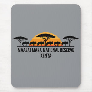 Tapis De Souris Réserve nationale de Massai Mara Kenya