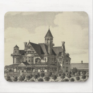 Tapis De Souris Résidence de John D Knox, Topeka, Kansas