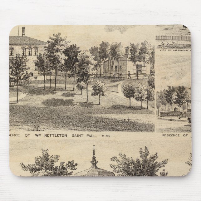 Tapis De Souris Résidences, Minnesota (Devant)