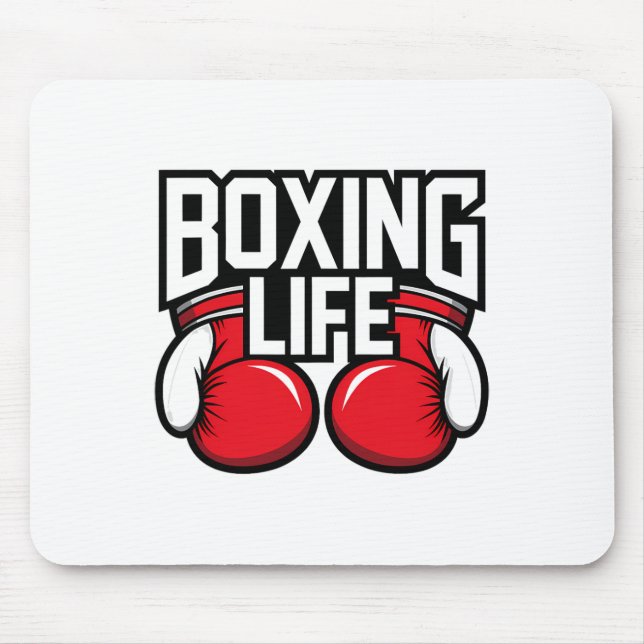 Tapis De Souris Résilience D'Entraînement En Boxe Pour La Vie De B (Devant)