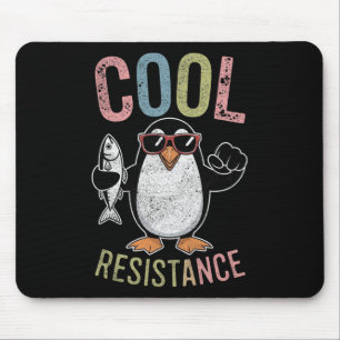 Tapis De Souris Résistance Cool subtile Tarifs de pingouin protest
