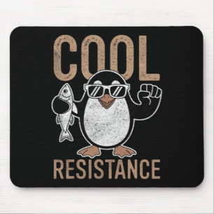 Tapis De Souris Résistance Cool subtile Tarifs de pingouin protest