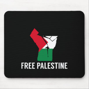 Tapis De Souris Résister au drapeau palestinien - Libérez la Pales